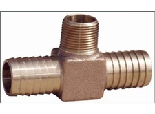 Water Source llc ht175nl 1" Insert x 3/4" Male Pipe Thread x 1" Insert - Brass