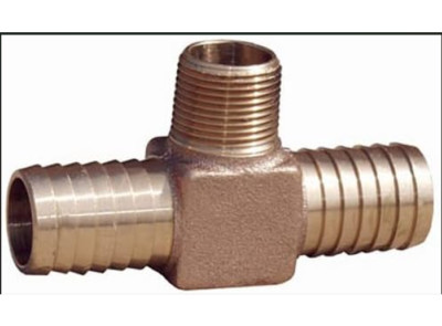 Water Source llc ht175nl 1'' Insert x 3/4'' Male Pipe Thread x 1'' Insert - Brass