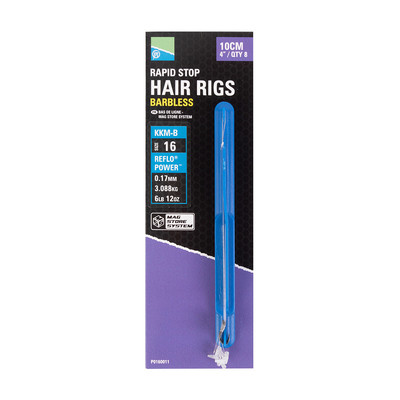 Preston Rapid Stop Hair Rigs - Schonhaken | 10cm Method Feeder Vorfach Rig Haken
