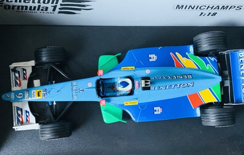1/18 Minichamps 1999 Benetton Playlife Renault V10 B199 F1 Giancarlo Fisichella - Picture 8 of 14