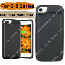 For iPhone 8 7 6 Plus SE External Battery Charger Case Power Bank Charging Cover
