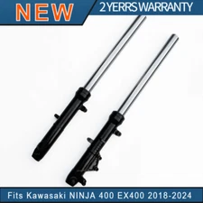 For NINJA 400 EX400 2018-2024 Front Shock Absorber Fork Suspension Set