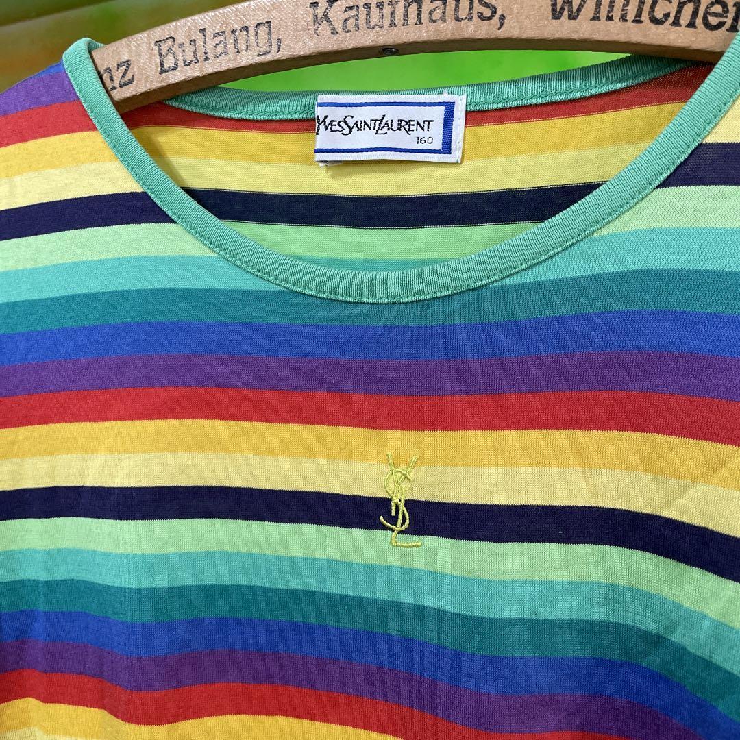 T shirt Yves Saint Laurent vintage YSL taglia 160 rara autentica