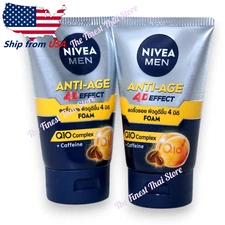 NIVEA Men Anti-Age Foam 100 g pack of 2 pieces , Ship from USA
