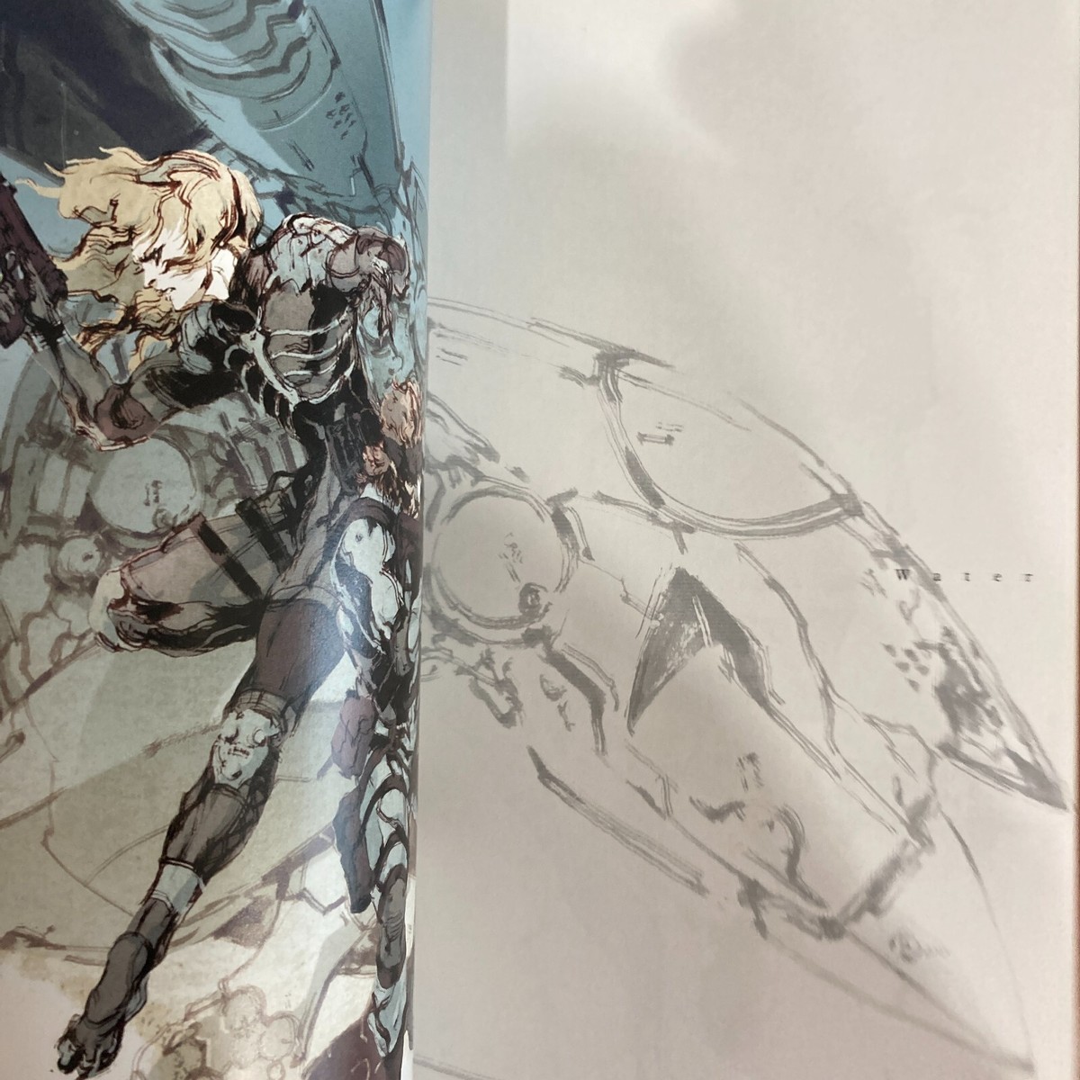 THE ART OF METAL GEAR SOLID 2 SONS OF LIBERTY Art Book