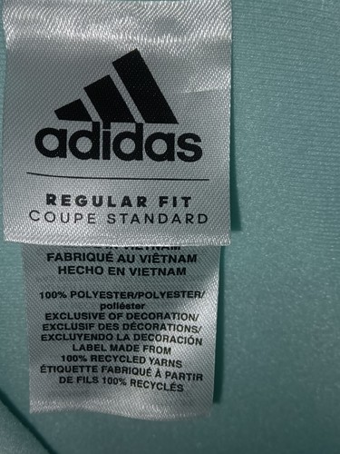 Adidas Girls 2-Piece Track Jacket & Pants Set - Mint Green- size 4-NEW WITH TAGS - Picture 4 of 14