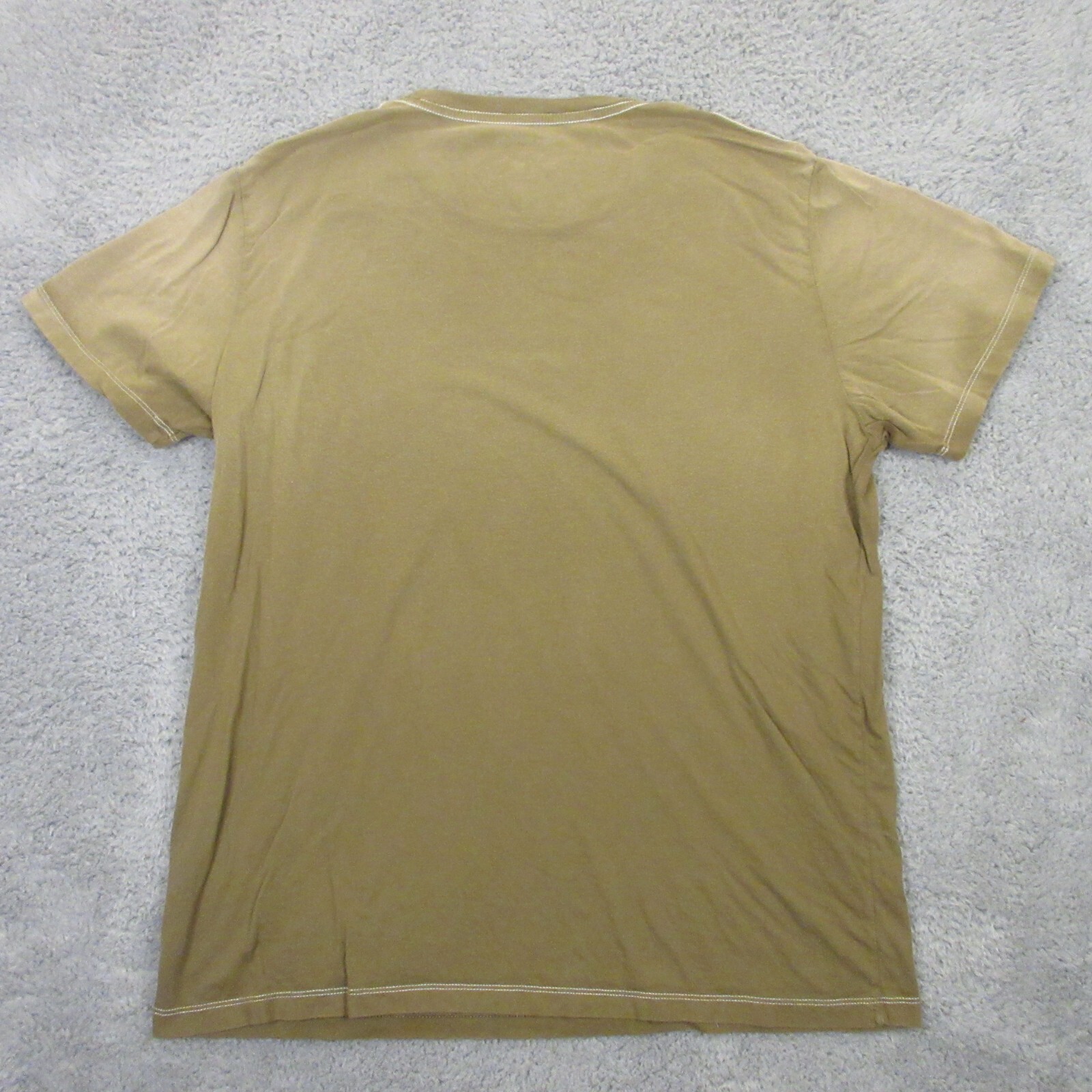 True Religion Faded Skull Graphic T-Shirt Womens size 5 Cotton Brown Y2K 2000s thumbnail 6