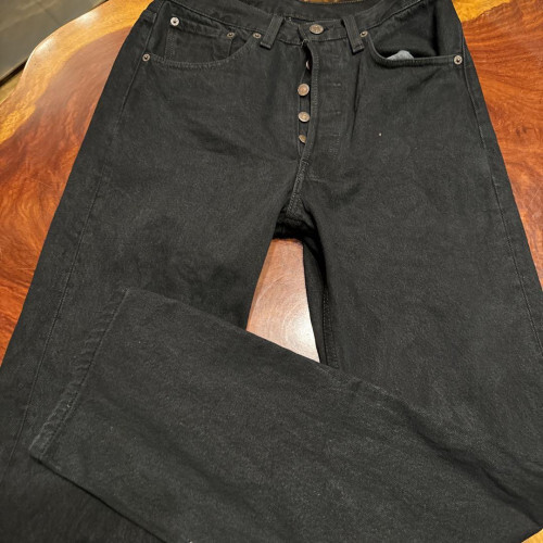 【sale!!!】⑧90s USA製 LEVIS 501 デニムW31L34 90's Vintage Levi's Black 501 Black Size W31L34 Straight