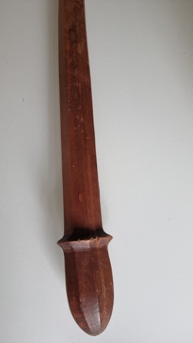 Off Head Wood Pilon. Wooden Statue New Caledonia - Picture 5 of 9