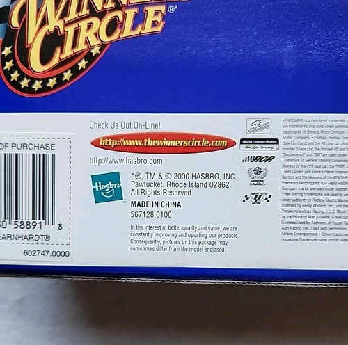 2000 Winners Circle #3 Dale Earnhardt Peter Max Goodwrench 1/24 Diecast Car - Picture 11 of 15