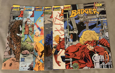 6 x 1987 Capital Comics  The Badger  Vol 1 Issues #21,#22,#23,#24,#25,#26