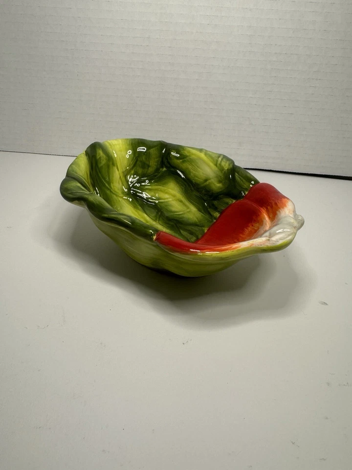 Tazón para servir verduras colorido certificado International Judy Phipps 7,5" verde R Foto 3 de 4