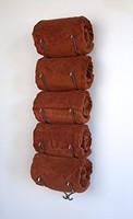 Fancy Large Wall Mounted Towel Rack 39 Wrought Iron Dark Bronze Finish Made In on sale Fancy Large Wall Mounted Towel Rack 39 Wrought Iron Dark Bronze Finish Made In on sale