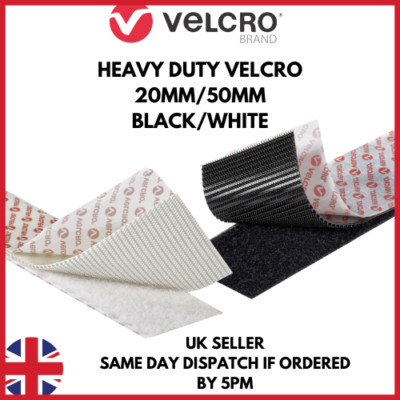 VELCRO® Heavy Duty ULTRA-MATE® Self-Adhesive Tape 20mm & 50mm Wide ...