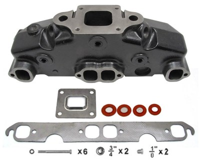 2) Exhaust Manifolds MerCruiser 5.0L 5.7L 305 350 5.0 5.7 gm chevy marine 83-01