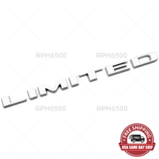 19-21 Ram 1500 Limited Rear Liftgate Chrome Nameplate Emblem Decal OEM Sport