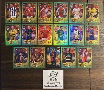TOPPS 16 CARD SET MATCH ATTAX 2024 25 2025 SCREAM TEAM DANI OLMO LIMITED PANINI