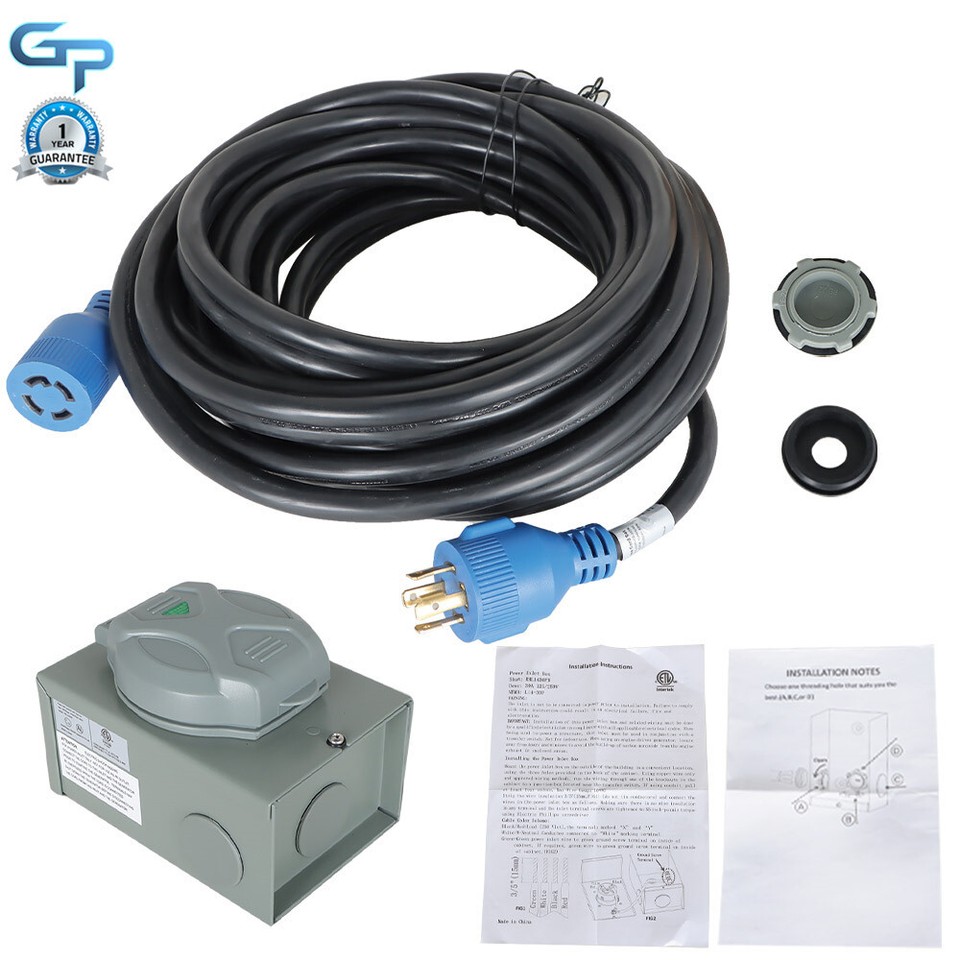 Eujgoov Generatore NEMA L14-30 A 4 Pin, Spina E Presa Per - Foto 4