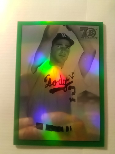 Sandy Koufax [Green] #48B-SK 2017 Bowman 1948 Chrome card