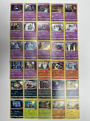 Pokemon TCG 2022 Halloween Trick Or Trade Complete 30 Card Set Pack | eBay