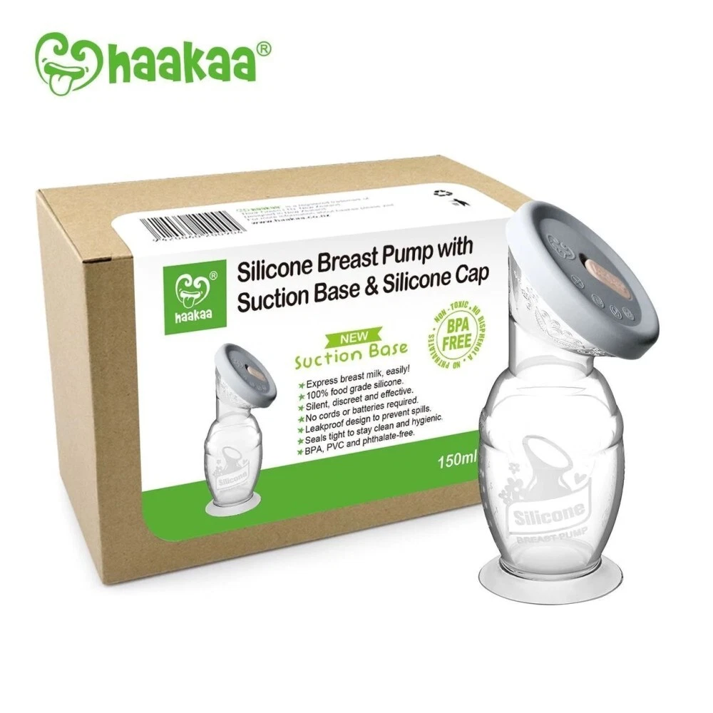 Haakaa Silicone Breast Pump Suction Base and Silicone Cap Gift Box Gen 2 15