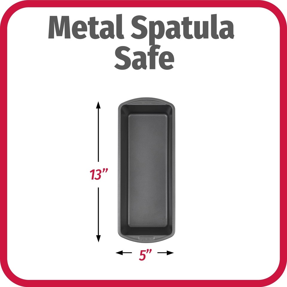 Extra Large 13'' x 5'' Nonstick Steel Bread Loaf Pans Gray 4245 eBay