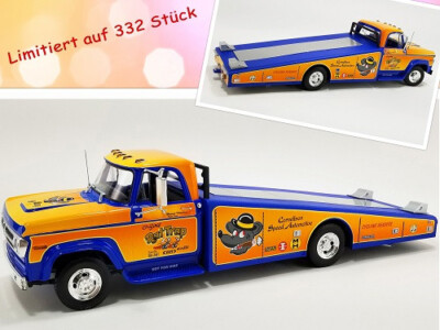 Dodge D-300 Ramp Truck Rat Trap Autotransporter ACME 1:18 NEU Limitiert 332 St.