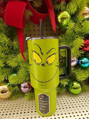 Mr.Grinch Stainless Steel Hot/cold 40oz Tumbler