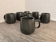 Set of 7 Fortessa Vitraluxe Stoneware Sound Forest Mug Twice Fired