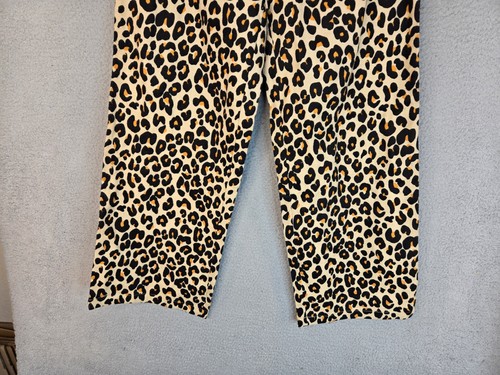 Nordstrom Damen Schlafanzug Langarm Oberteil & Hose Set Gr. S Animal Print Baumwolle - Bild 9 von 13