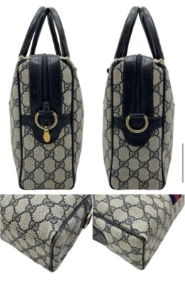 【だいぶオススメ】GUCCI Vintage GGPlus Gucci Vintage Gucci Plus Beige GG Plus Coated Canvas XL