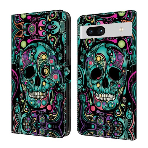 Printed Leather Case For Google Pixel 8 7 6 5a 3a XL 4 5 Wallet Flip Stand Cover - Picture 19 of 27