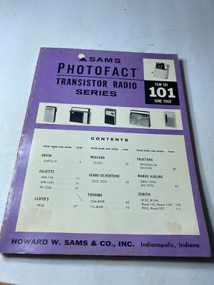 SAMS Transistor Radio Series TSM 101 June 1969