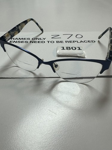 BCBGMAXAZRIA Eyeglass Frames RILEY BLUE 51 17 135