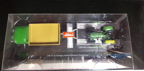 Schuco 450334200, Volkswagen T2+Anh.+Fendt-Trak., "Fendt-Service", 1/43, NEU&OVP - Picture 8 of 9