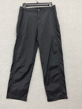 Royal Robbins Pants Womens 6 Black Nylon Hiking Adjustable Waist Zip Ankle Cuff