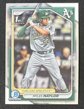 2024 Bowman Chrome Myles Naylor #BCP-136 1st Bowman Athletics