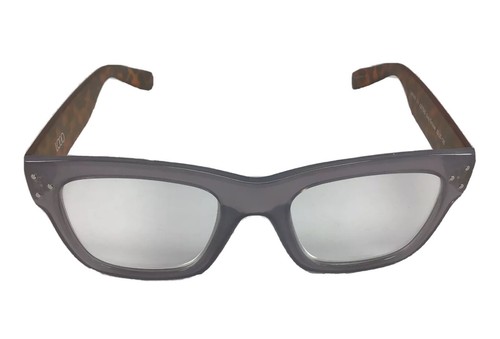 LOGO by Lori Goldstein - Signature Look Square Readers in Grey Tortoise +0.0 - Picture 3 of 6