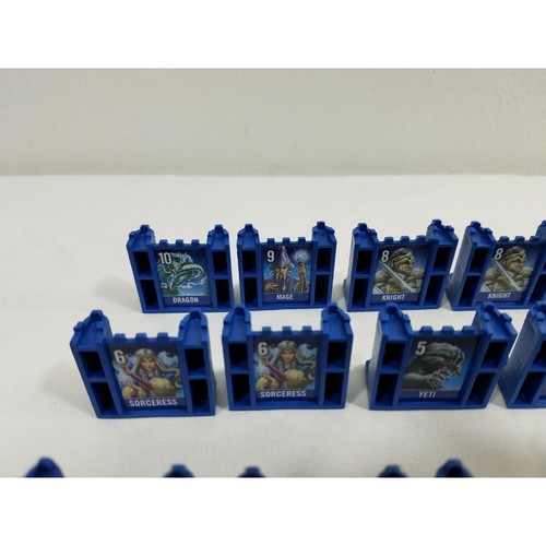 Stratego Blue Replacement Game Pieces Set Of 30 Fire & Ice 2008 Parts Army - Picture 3 of 9
