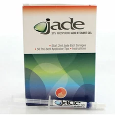 25 x Jade BLUE Etchant 1.2ml Syringe + 50 Applicator Tips Dharma Research USA