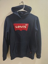 Levi's Big Kids Batwing Pullover Sweatshirts Hoodie, Size 14/16