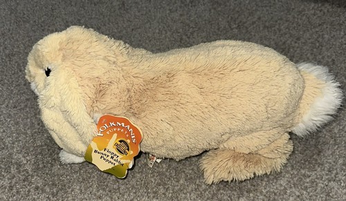 FOLKMANIS FLOPPY BUNNY RABBIT HAND Puppet new with WITH TAGS - Picture 2 of 8