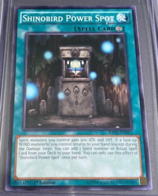 Shinobird Power Spot - RATE-EN061 - Common - 1st Edition- Near Mint-