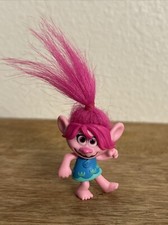 Trolls Poppy Pink Troll W/pink Hair 2  Action Figure Plastic Dream Works Toy