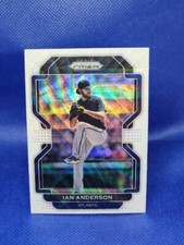 2022 IAN ANDERSON Panini Prizm WHITE WAVE Prizm ATLANTA BRAVES #22 PARALLEL