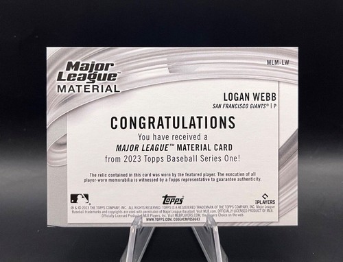 2023 Topps Series 1 & 2 Major League Material Relic MLM - Complete Your Set - Picture 29 of 43