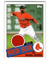 Rafael Devers 2020 Topps Series One 1985 Game Used Jersey Relic Boston Red Sox
