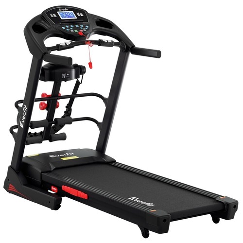 Everfit Treadmill Electric Home Gym Fitness Exercise Machine w/ Massager 480mm - Picture 2 of 5