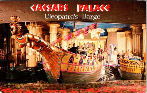 Cleopatra's Barge, Caesars Palace, LAS VEGAS, Nevada Postcard - H.S. Crocker