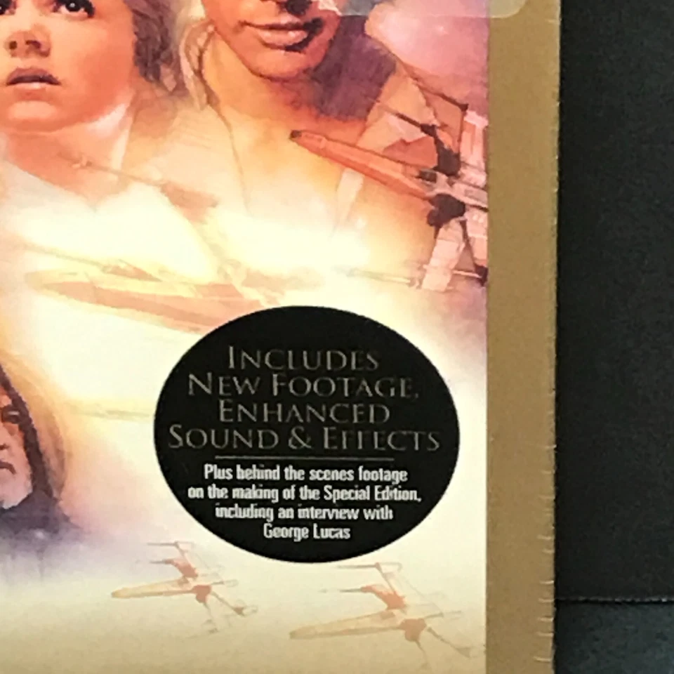 1997 Star Wars Special Edition VHS Video Sealed Very Collectable Vintage Movie Foto 4 de 4